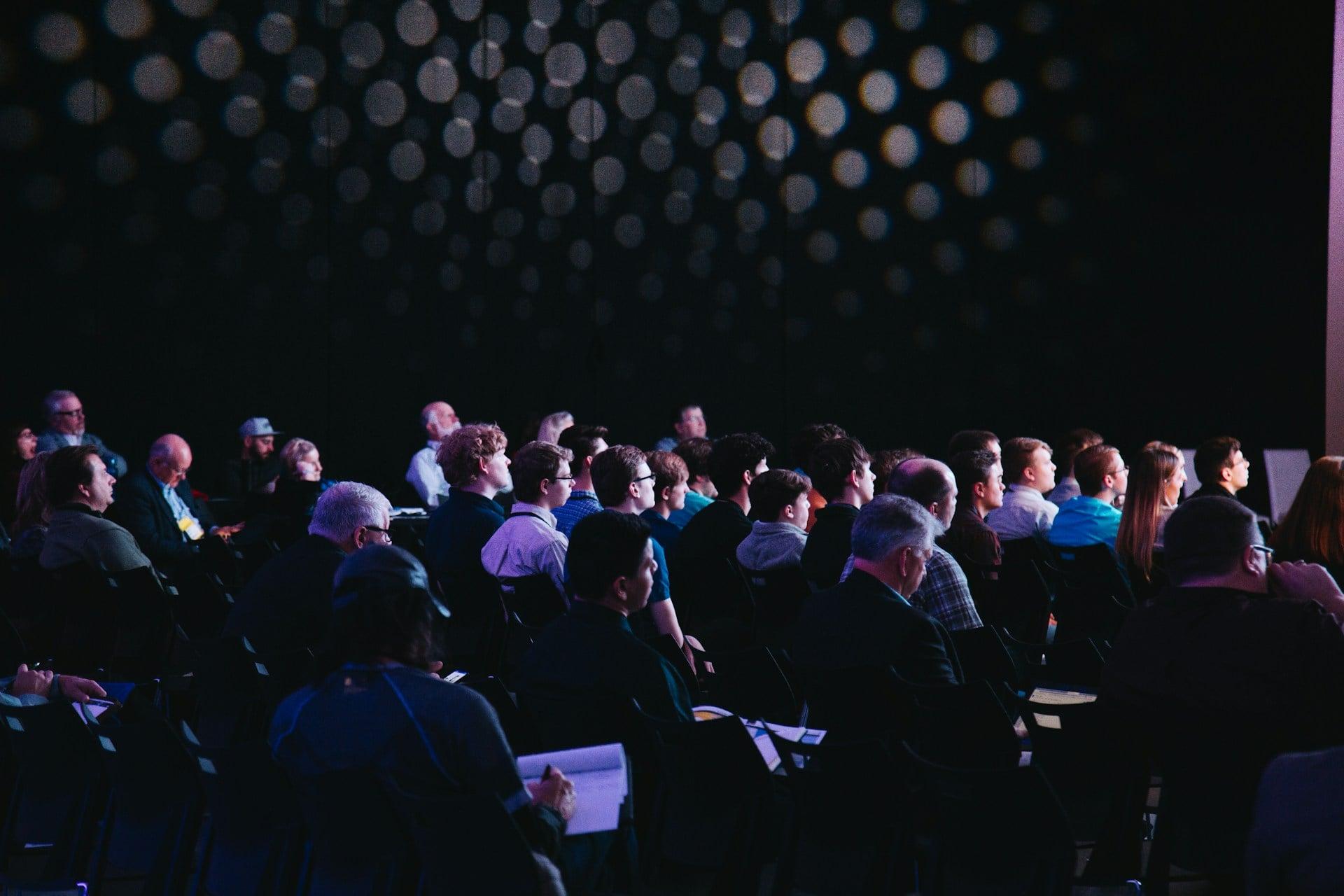 Keynote speaker on conference stage