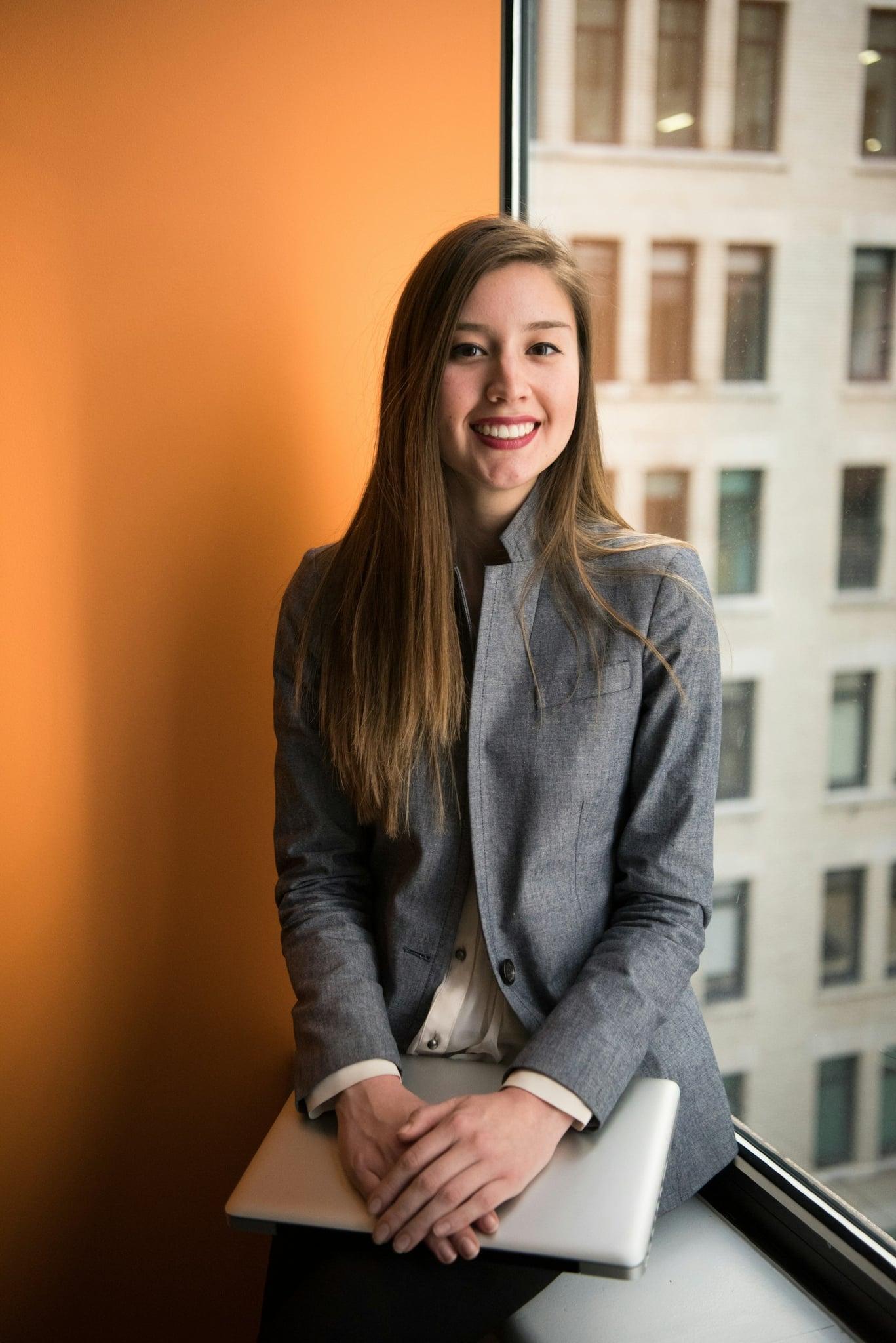 Portrait of a young business leader
